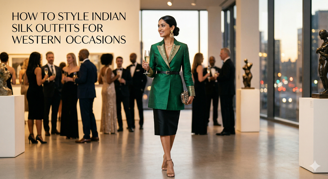 How to Style Indian Silk Outfits for Western Occasions 
