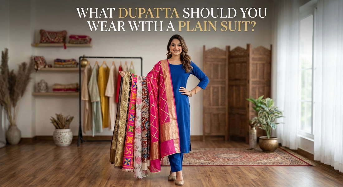 What Dupatta Should You Wear with a Plain Suit? 