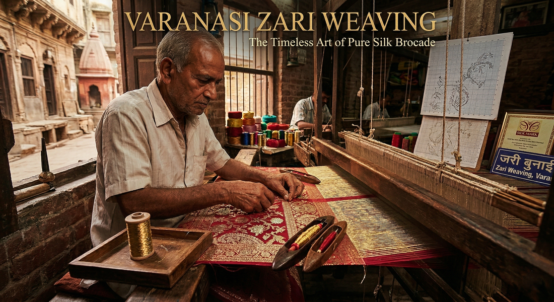 What is Zari Weaving? How It's Done in Varanasi 