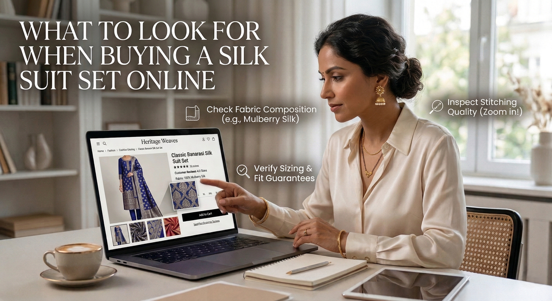 What to Look for When Buying a Silk Suit Set Online 