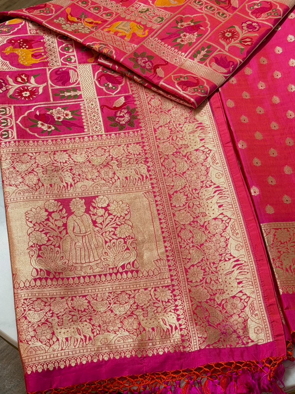 Premium katan silk suit set 