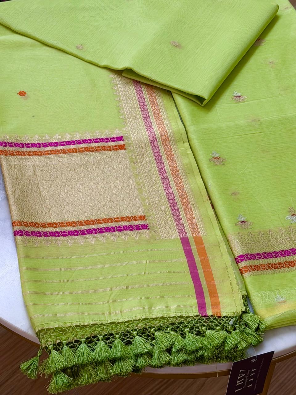 Handloom cotton suit 