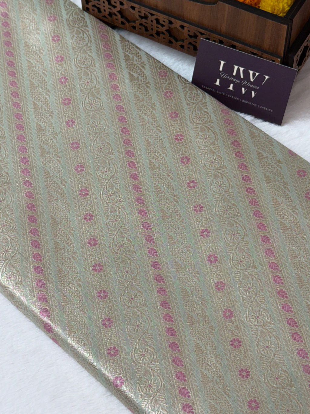 Katan Silk Brocade Fabric 