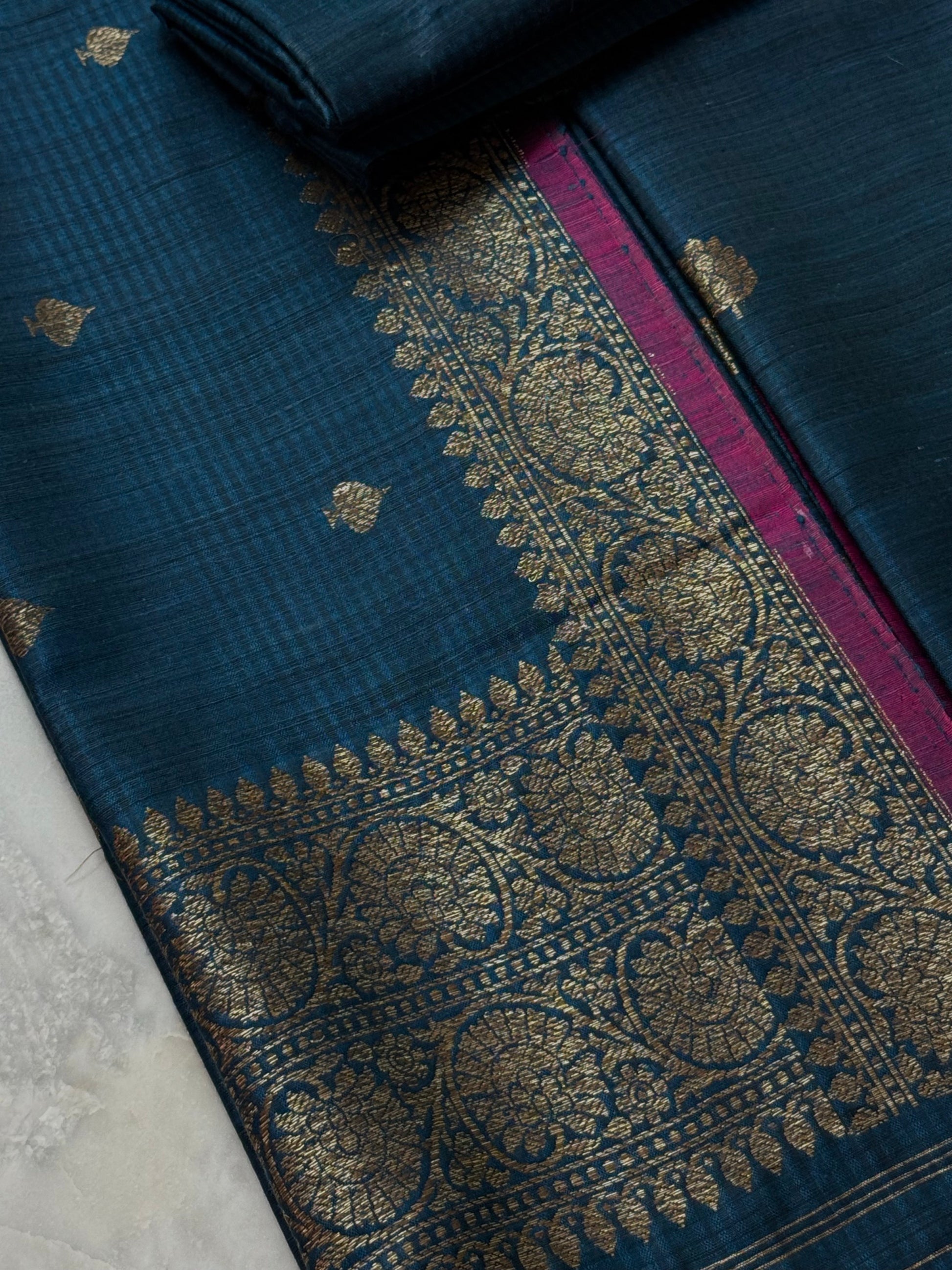 Raw Silk Suit Set 