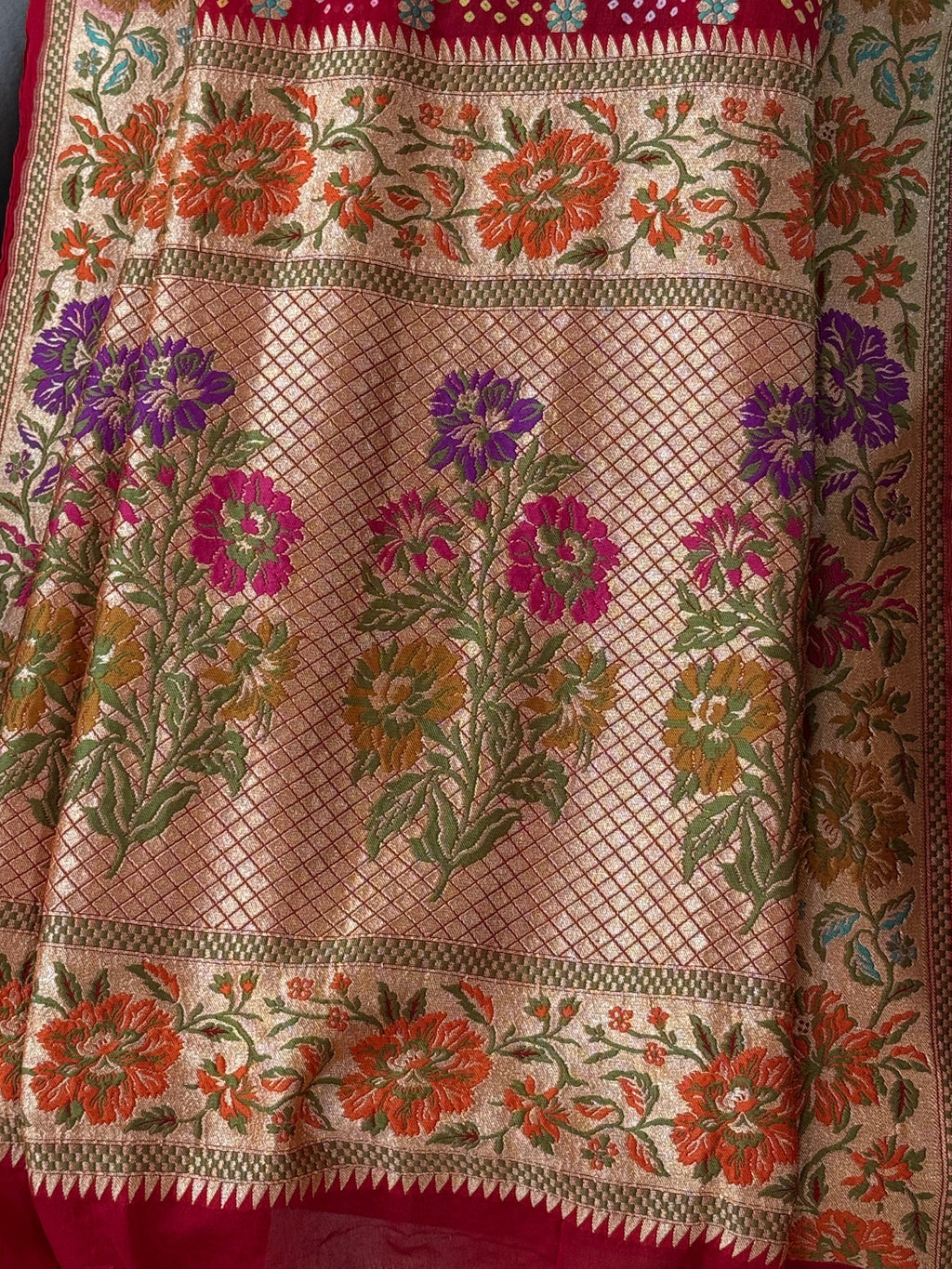 Premium Banarasi Bandhani Dupatta 