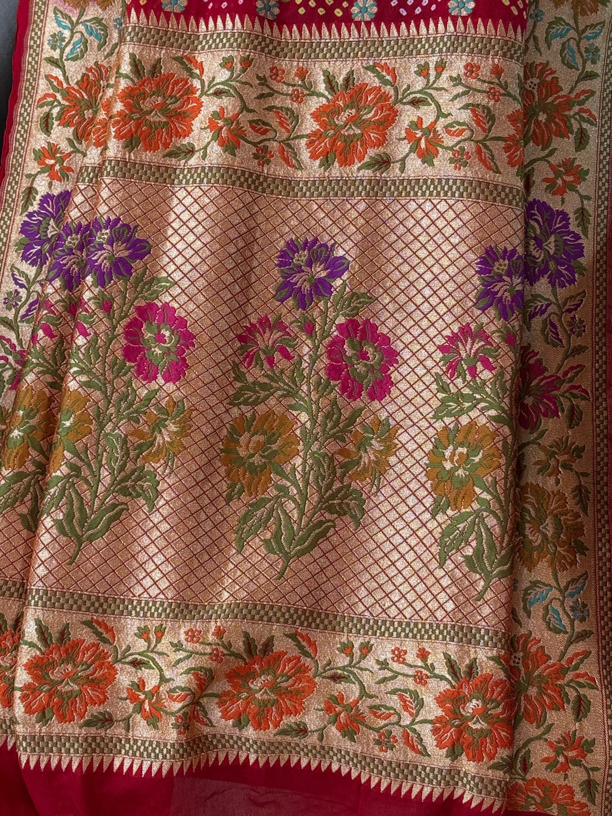 Premium Banarasi Bandhani Dupatta 