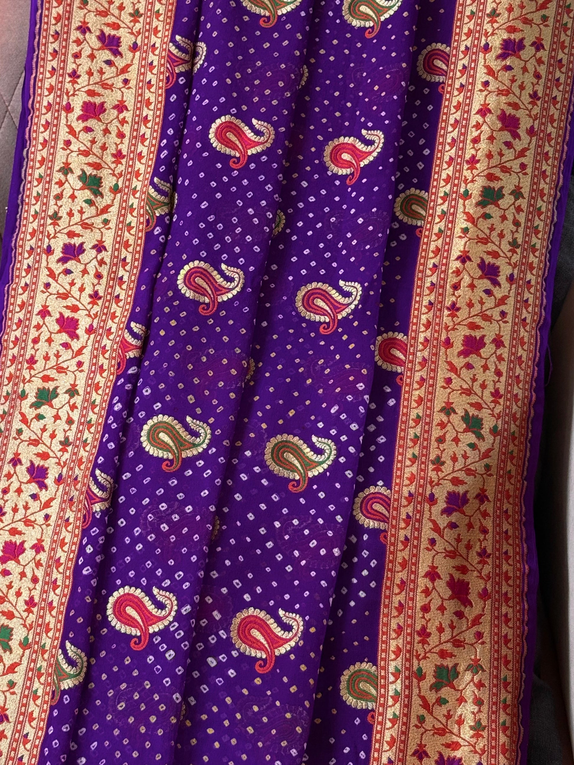 Premium Banarasi Bandhani Dupatta 