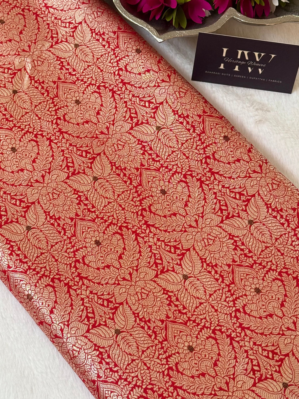 Katan Silk Brocade Fabric 