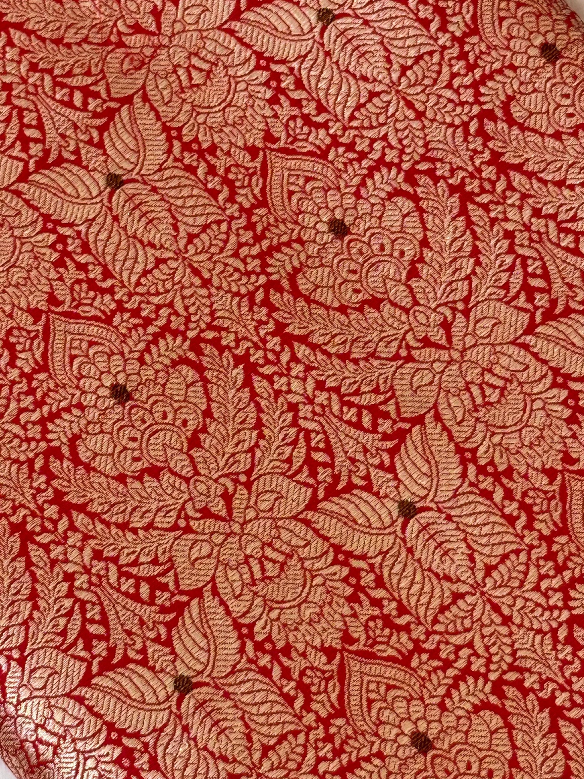Katan Silk Brocade Fabric 