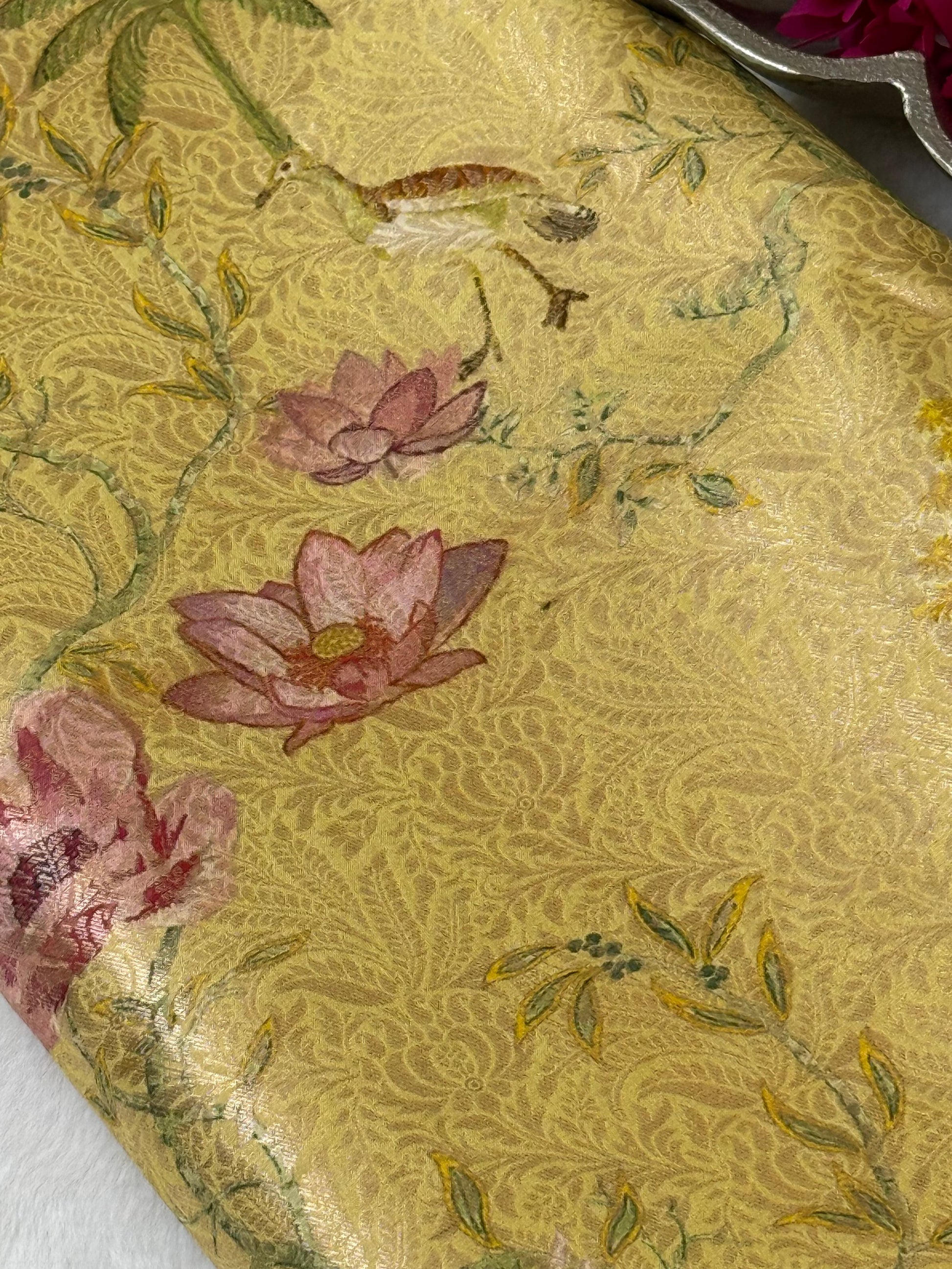 Katan Silk Brocade Fabric 