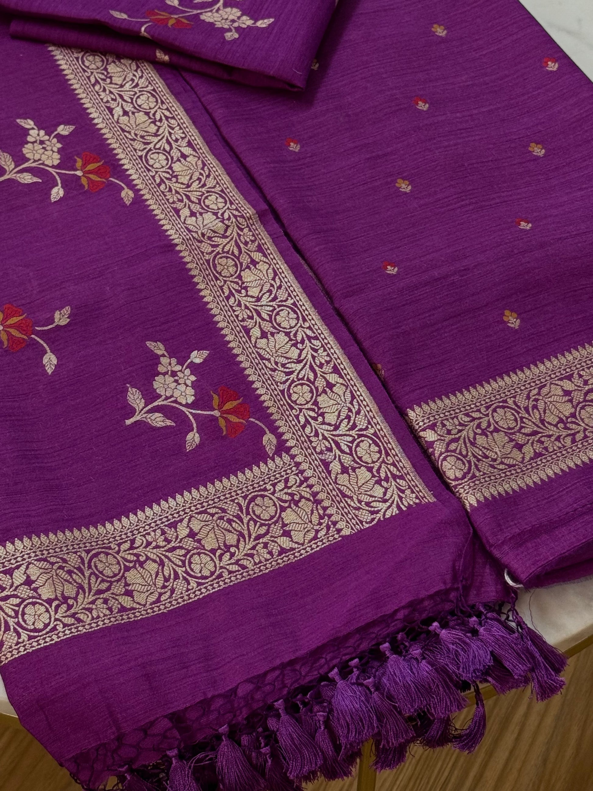 Premium Munga Silk Suit Set 