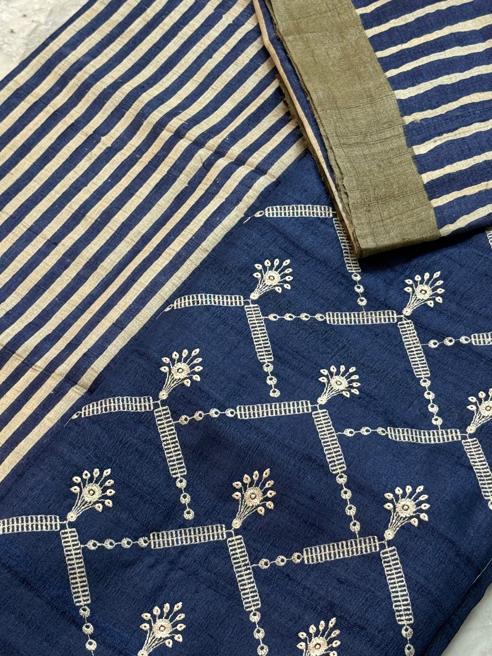 Tussar Silk Suit 