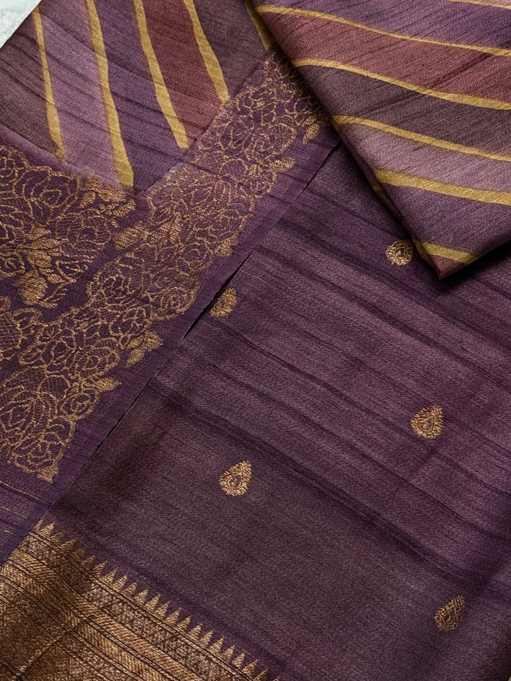 Tussar Silk Suit 