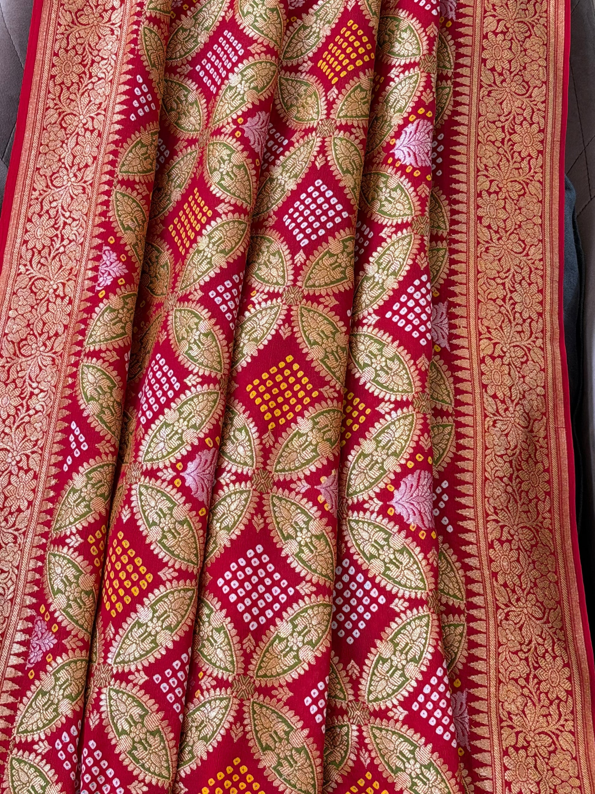 Banarasi Bandhani Dupatta 