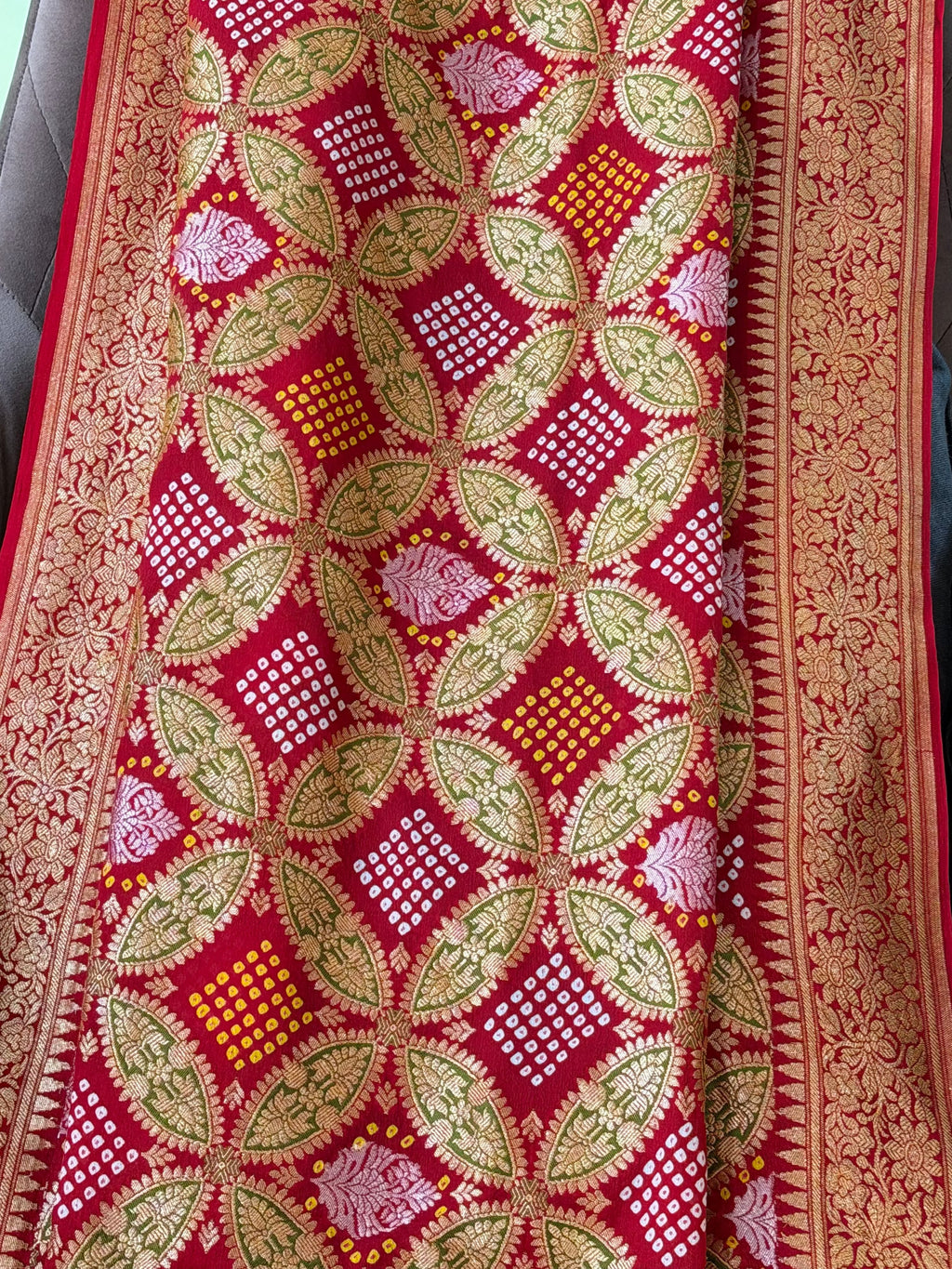 Banarasi Bandhani Dupatta 