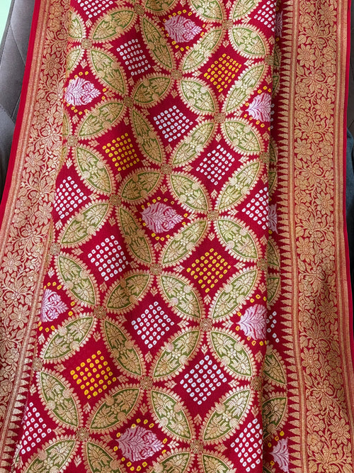 Banarasi Bandhani Dupatta 