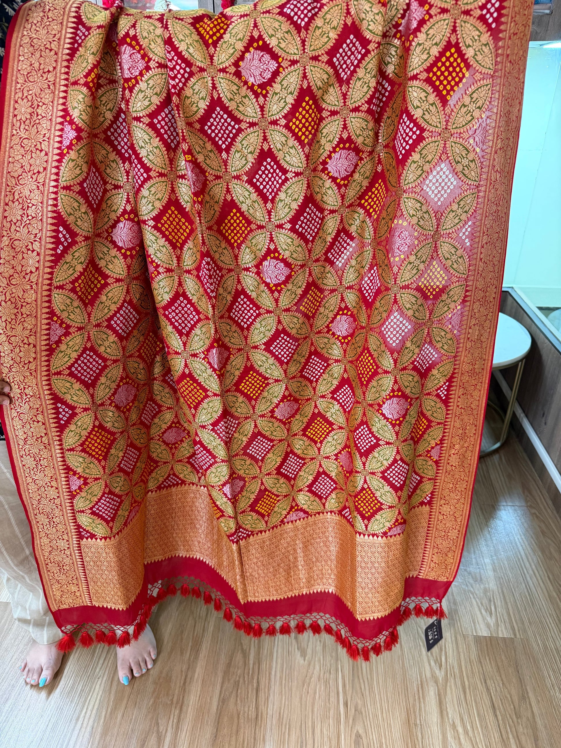 Banarasi Bandhani Dupatta 