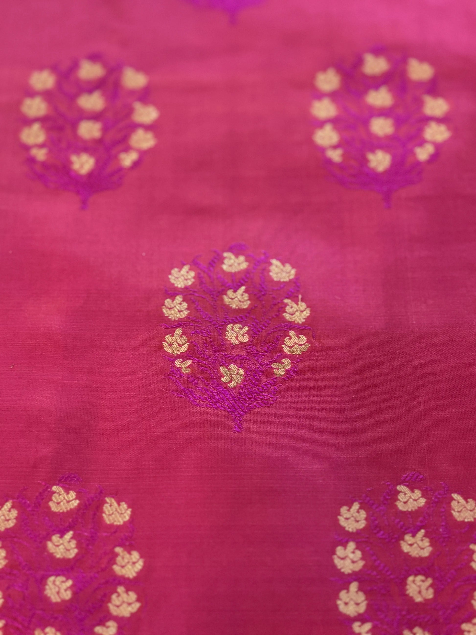Katan Silk Tanchoi Fabric Heritage Weave