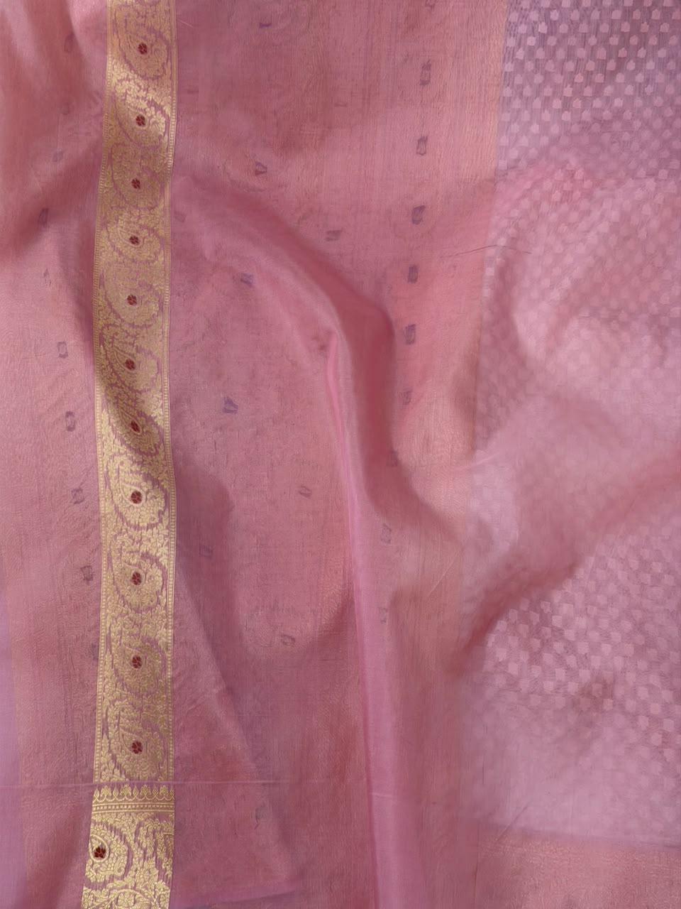 Kora silk Resham weave saree 