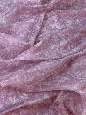 Kora silk printed fabric 