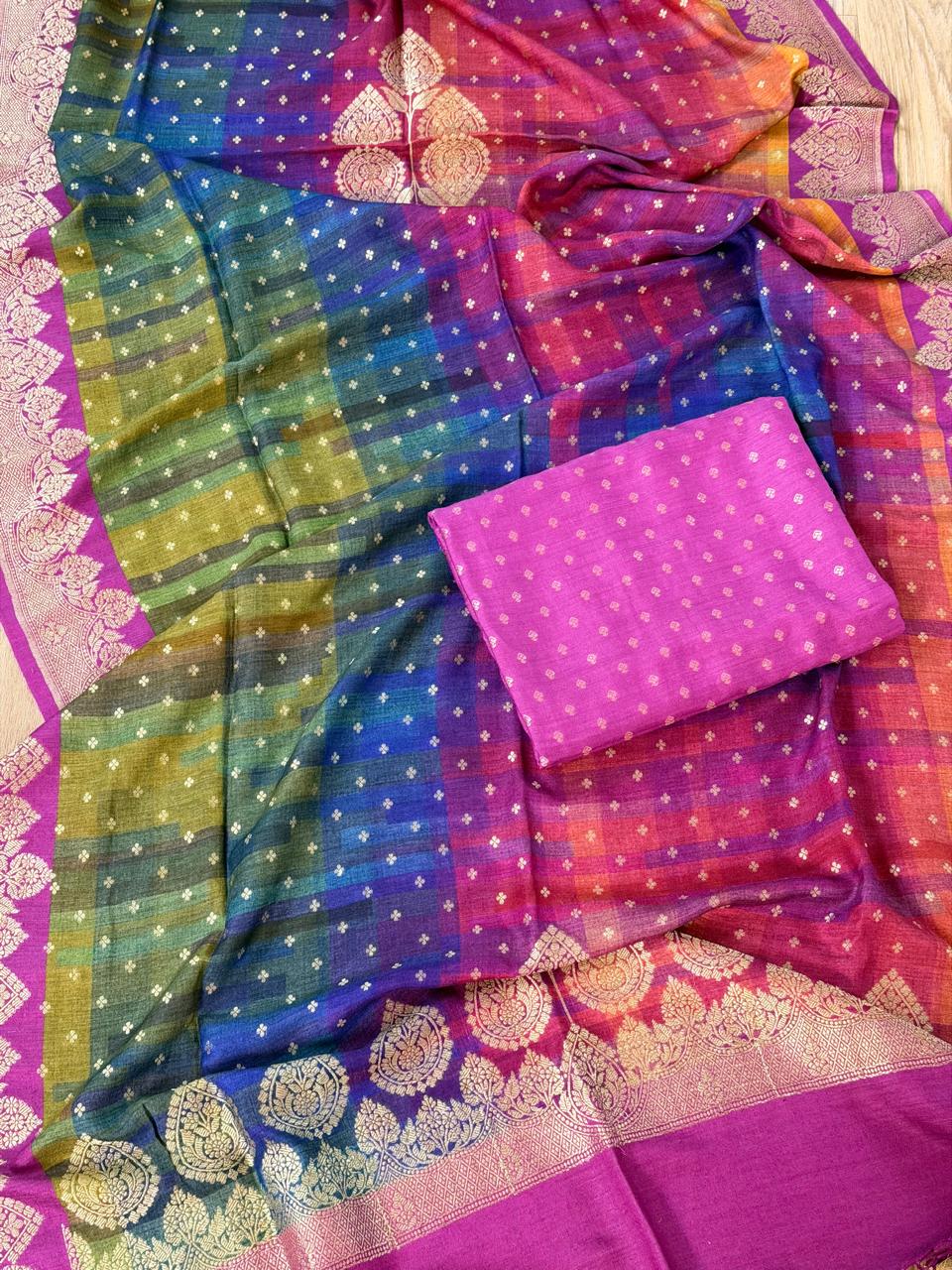 Munga silk suit set 