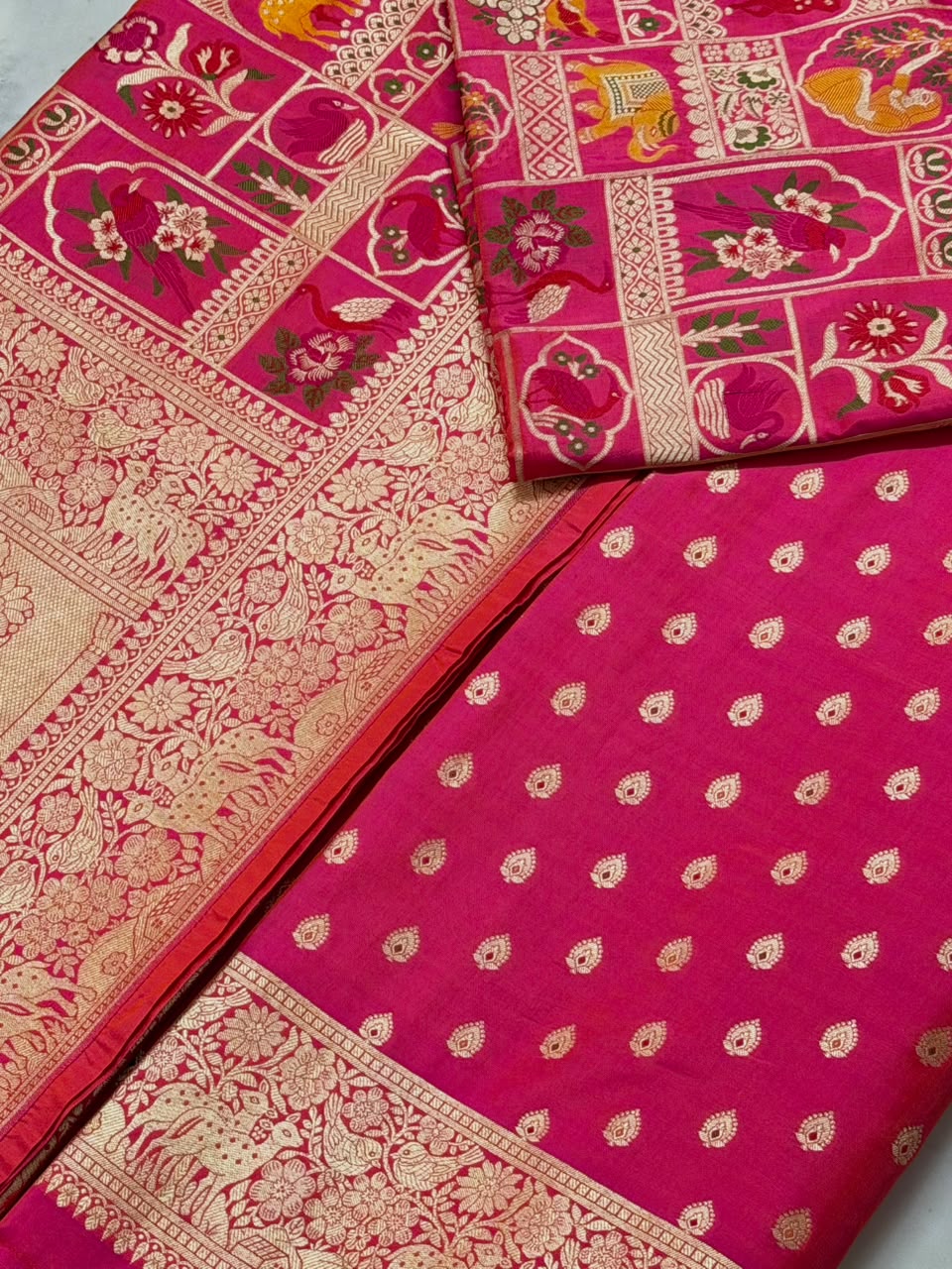 Premium katan silk suit set 