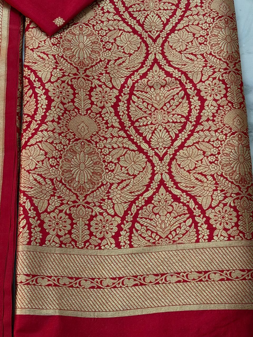 katan silk brocade suit 
