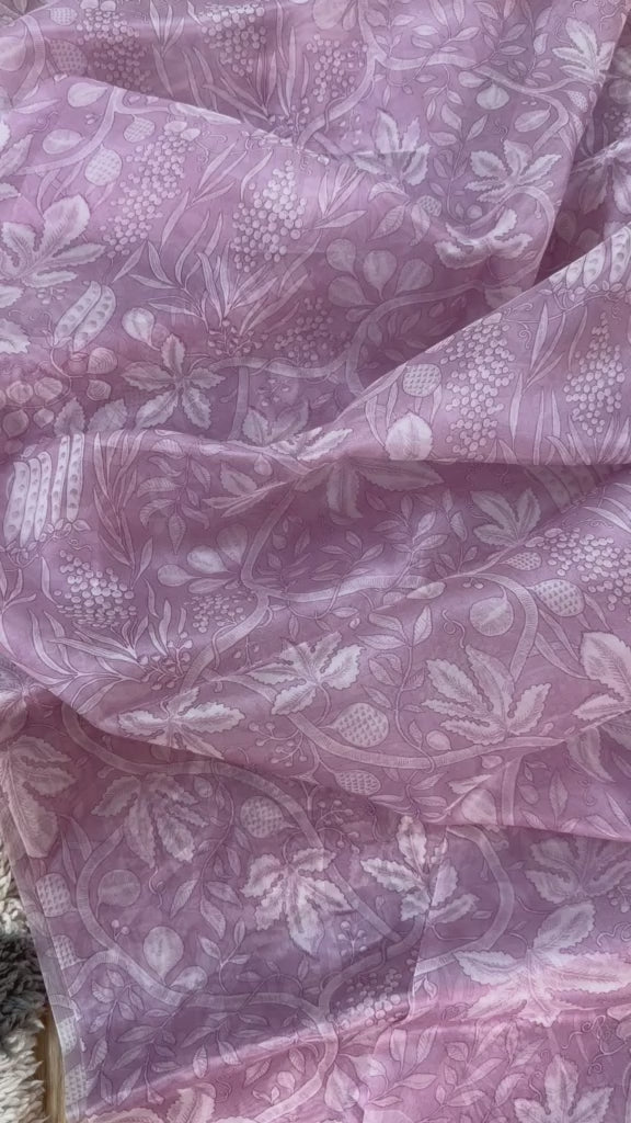 Kora Silk Printed Fabric