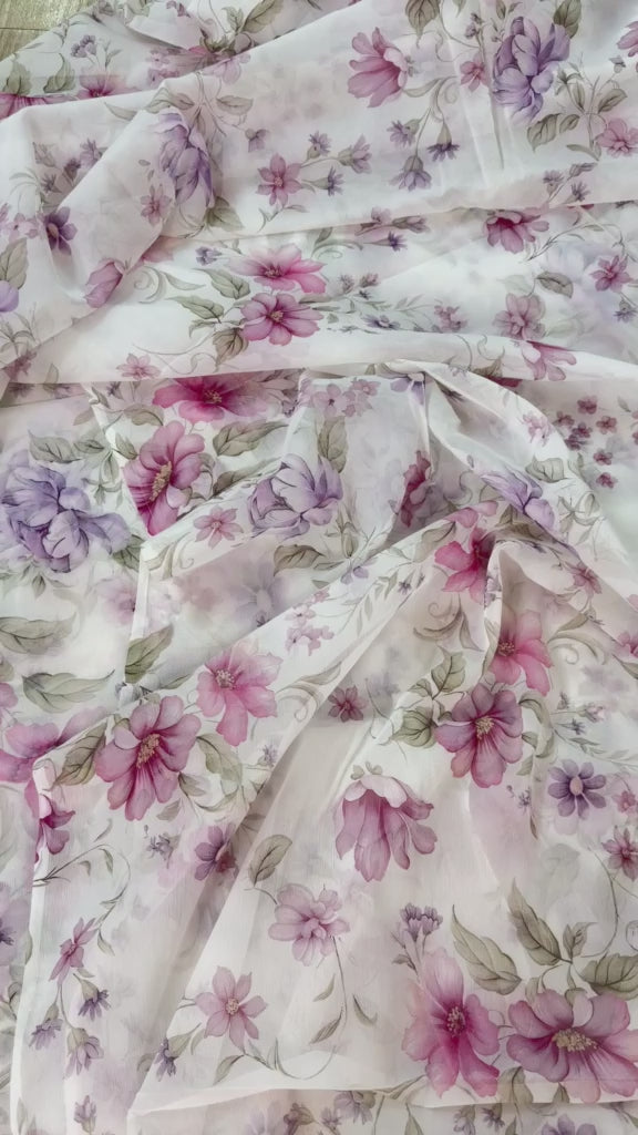 Chiffon Printed Fabric