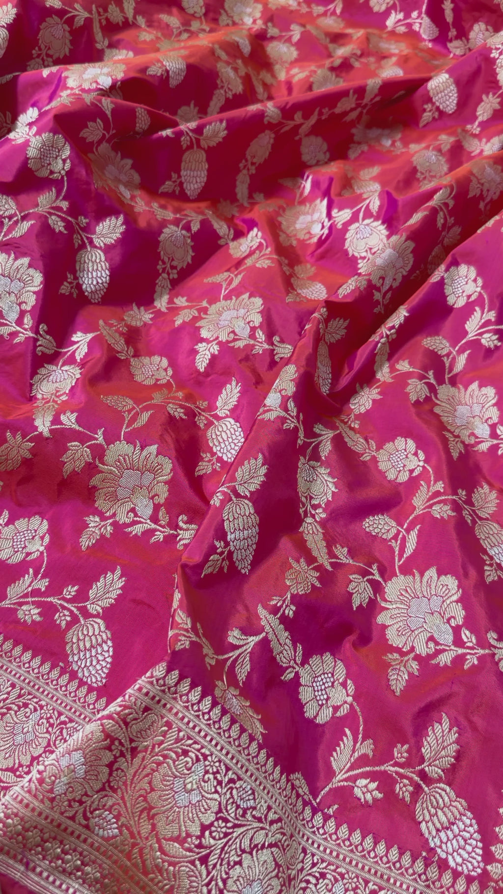 Banarasi Pure Katan Silk Khadua Saree