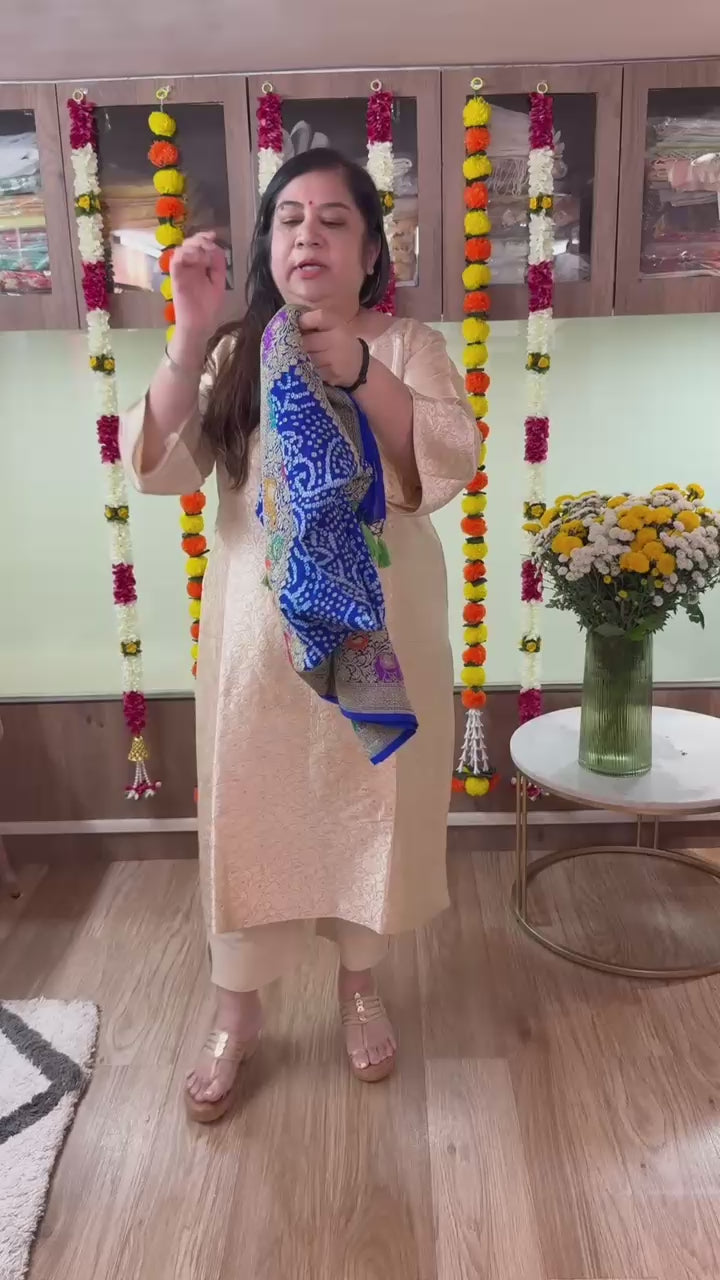 Premium Banarasi Rai Bandhani Dupatta